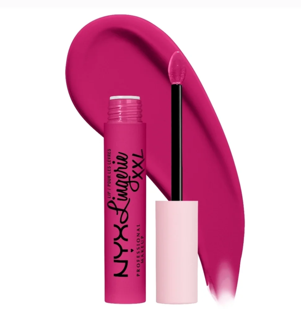 NYX Professional Makeup Lip Lingerie XXL Matte Liquid Lipstick Pink Hit